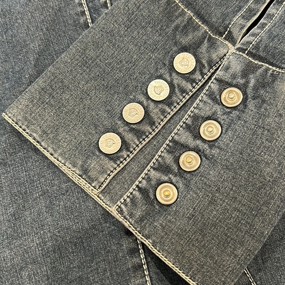 Versace Jeans Couture Denim Stretch Shirt - Picture 2 of 13